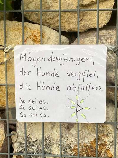 Giftköder-Unbekannter Köder-Bild