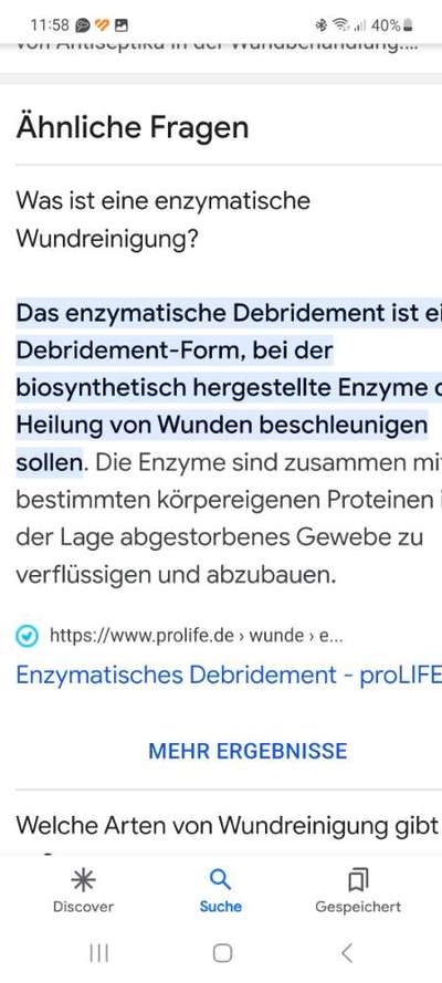 Wundbehandlung ausreichend? Offene, tiefe Wunde ohne Naht.-Beitrag-Bild