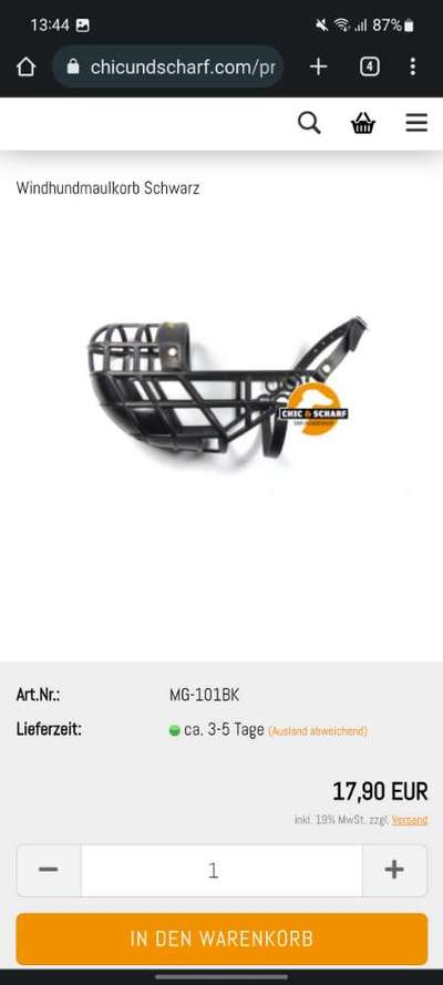 Wie sitzt mein Maulkorb / Maulkorb-Beratung-Beitrag-Bild