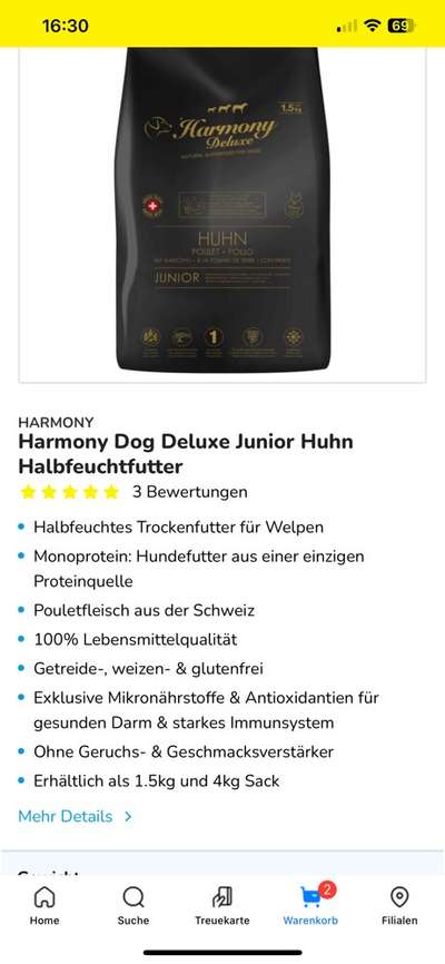 Gutes Trockenfutter mit hohem Fleischanteil-Beitrag-Bild