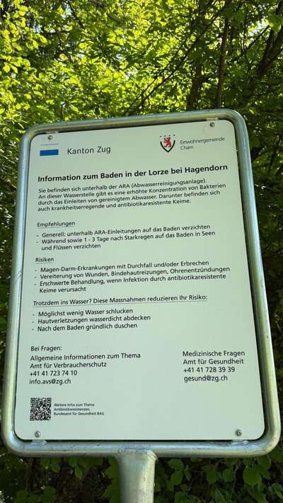 Giftköder-Bakterien durch Abwasser-Bild