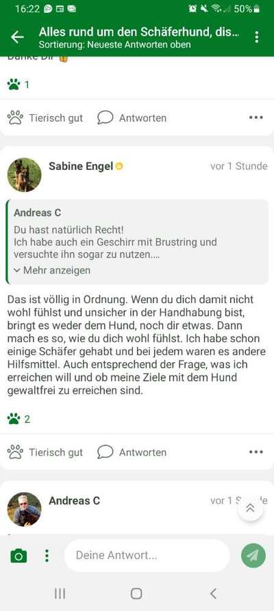 Alles rund um den Schäferhund, diskutieren erwünscht.-Beitrag-Bild