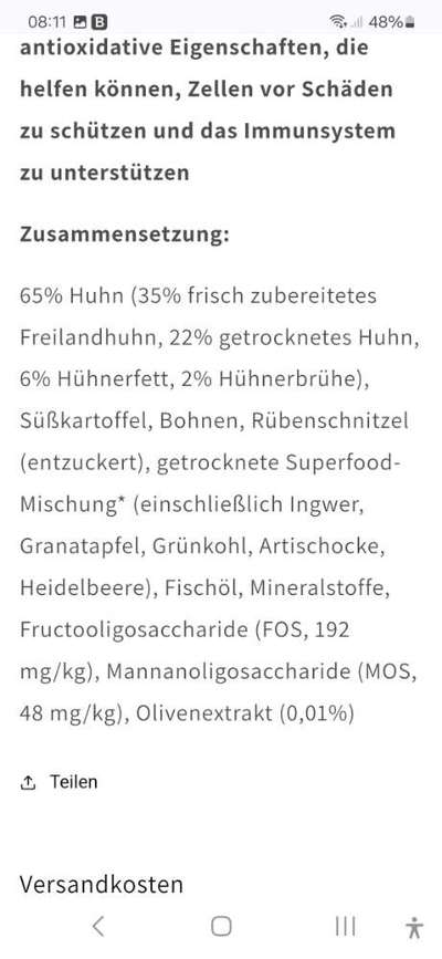 Gutes Trockenfutter mit hohem Fleischanteil-Beitrag-Bild