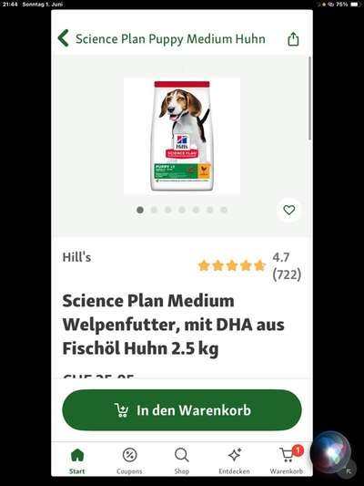 Hills : Science Plan Puppy Medium Huhn-Beitrag-Bild