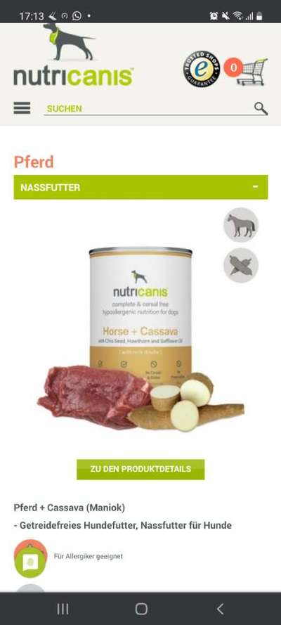 Gutes Nassfutter (Pferdefleisch) gesucht!-Beitrag-Bild