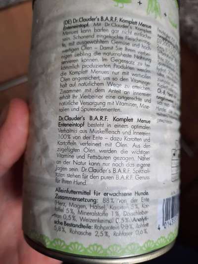 Hochwertiges / Bedarfsgerechtes Nassfutter (ohne Barfen), welches nur?-Beitrag-Bild