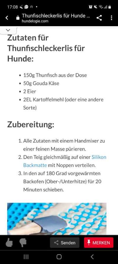 Heute gibt es.....der "ich mach die Leckerlis-Selber-Thread"-Beitrag-Bild