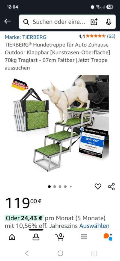 Hundetreppe für Einstieg in den Kofferraum-Beitrag-Bild