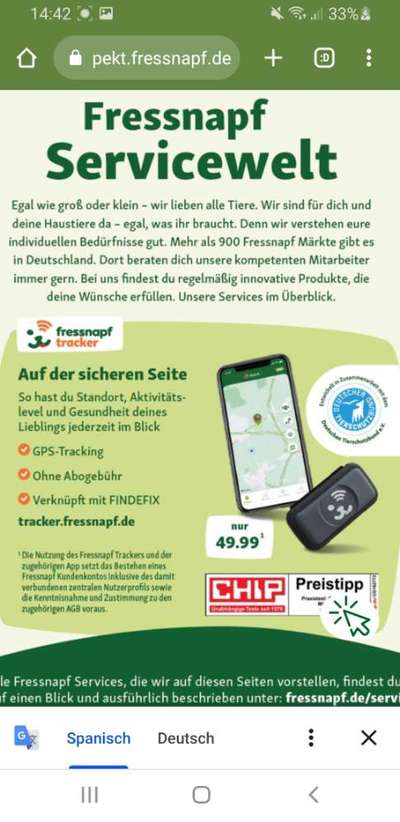 Fressnapf tracker-Beitrag-Bild