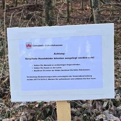 Giftköder-Vergiftete Hundeköder-Bild