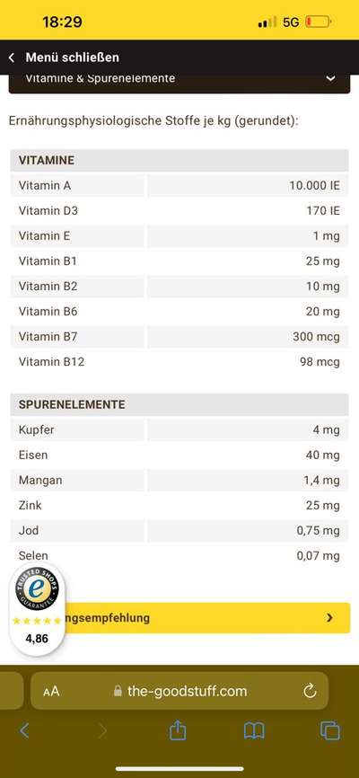 Hochwertiges / Bedarfsgerechtes Nassfutter (ohne Barfen), welches nur?-Beitrag-Bild