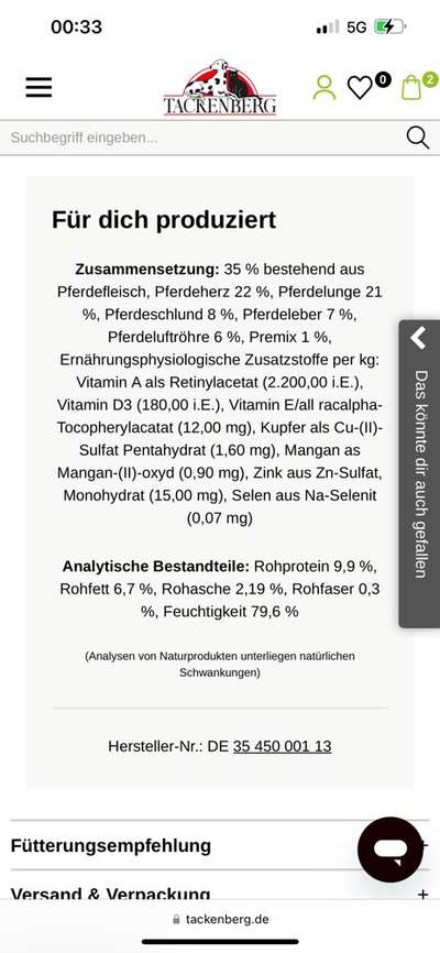 Hochwertiges / Bedarfsgerechtes Nassfutter (ohne Barfen), welches nur?-Beitrag-Bild