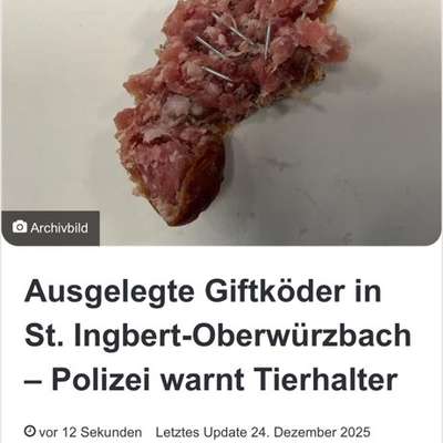 Giftköder-Giftköder in Oberwürzbach-Bild