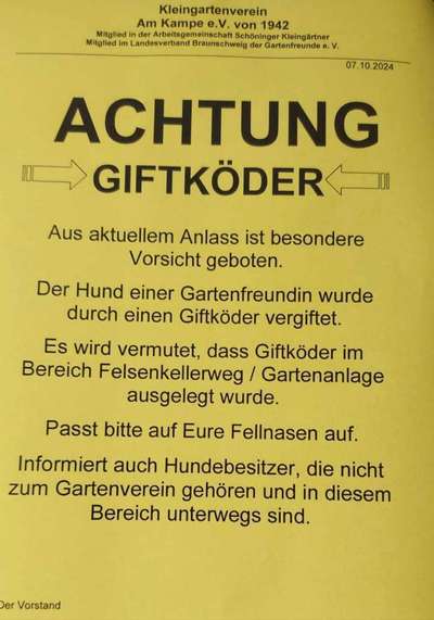 Giftköder-Giftköder-Bild