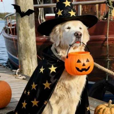 🎃🐶 Hund im Halloween-Kostüm – süß oder Stress pur?-Beitrag-Bild