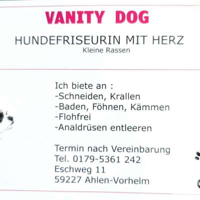 Hundefriseure-Vanity Dog (Kleine Rassen) - Hundefriseurin-Bild