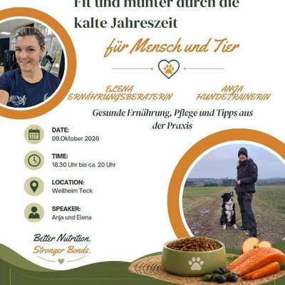 %{de_profession_title} Fit durch den Winter für Mensch und Hund %{location} – Dogorama