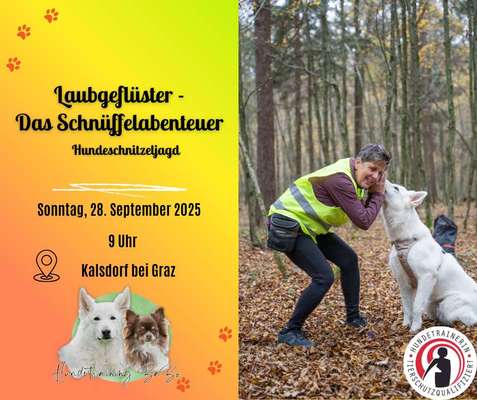 %{de_profession_title}-Laubgeflüster - Hundeschnitzeljagd-Bild
