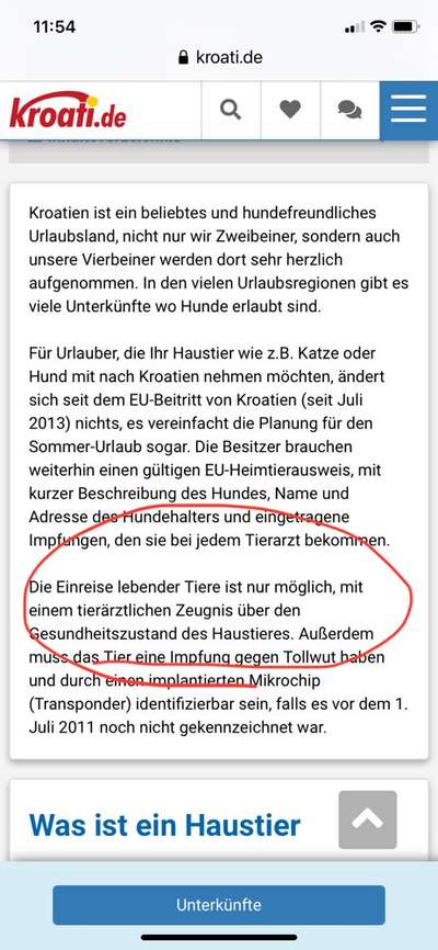 Tierärztliches Attest Kroatien?!-Beitrag-Bild