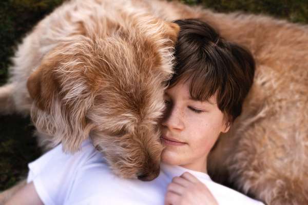 Giftköder-HUND & MENSCH FOTOSHOOTING-Bild