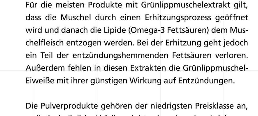 Grünlippmuschel und Collagil bisher nur am Menschen getestet. Auf den Hund übertragbar?-Beitrag-Bild
