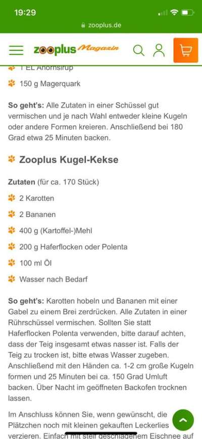 Heute gibt es.....der "ich mach die Leckerlis-Selber-Thread"-Beitrag-Bild