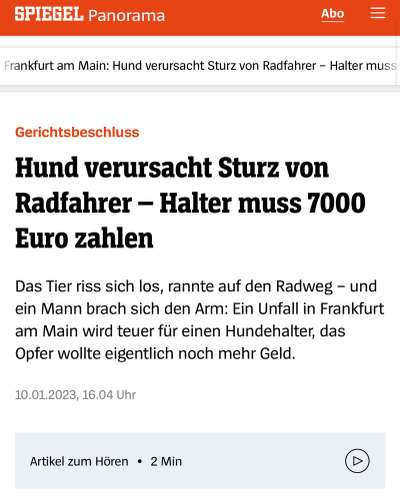 Ohne Halsband, ohne Geschirr-Beitrag-Bild