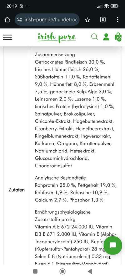 Gutes Trockenfutter mit hohem Fleischanteil-Beitrag-Bild