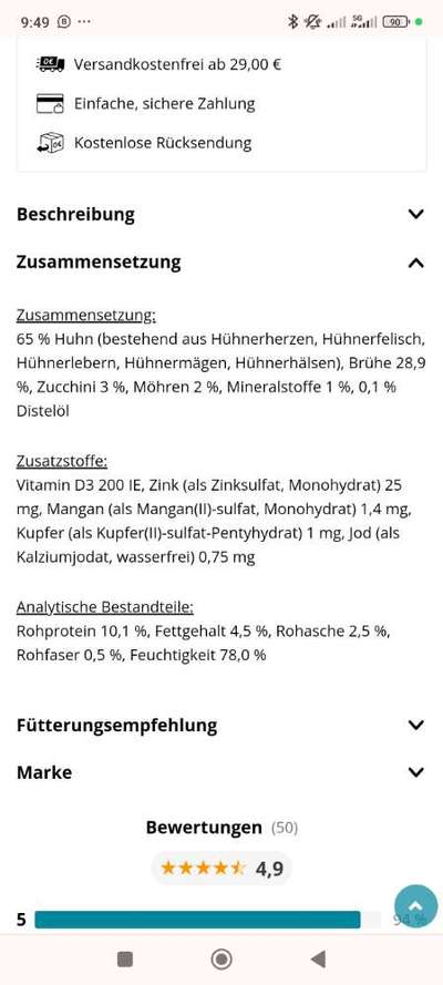 Hochwertiges / Bedarfsgerechtes Nassfutter (ohne Barfen), welches nur?-Beitrag-Bild