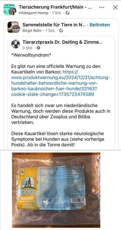 “Warnung vor Hundeknochen? Neurologische Krankheit im Umlauf?”-Beitrag-Bild