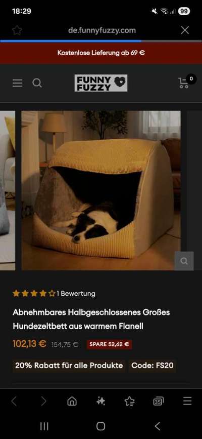 Hundehöhle für grössere Hunde-Beitrag-Bild