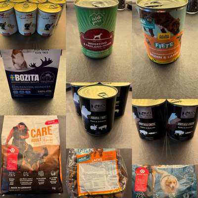 Diverses Hundefutter Nassfutter Trockenfutter Welpenfutter-Beitrag-Bild