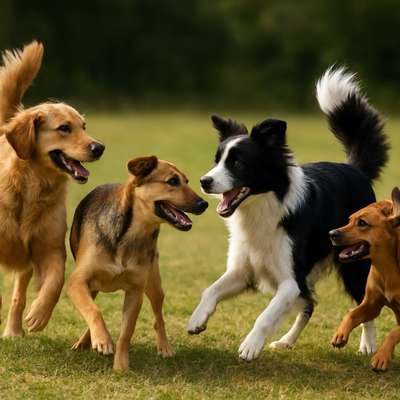Hundetreffen-Spiel- und Spaßrunde-Bild