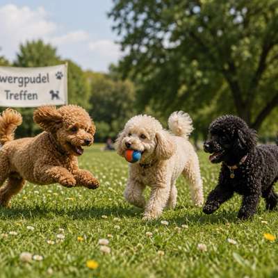 Hundetreffen-Zwergpudel Gassi/Spiel Sülzetal-Bild