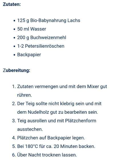 Heute gibt es.....der "ich mach die Leckerlis-Selber-Thread"-Beitrag-Bild