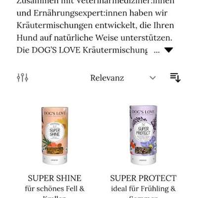 DOG's Love zusätze,Ergänzung hat wer erfahrung gemacht?-Beitrag-Bild