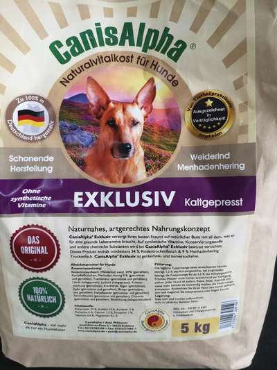 Kaltgepresstes Trockenfutter Canisalpha 
Erfahrungen?-Beitrag-Bild
