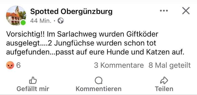 Giftköder-Giftköder Salachweg-Bild