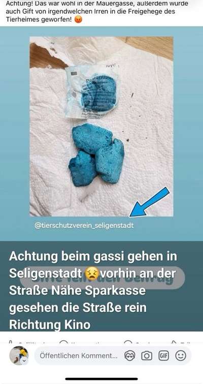 Giftköder-Wahrscheinlich Gift-Bild