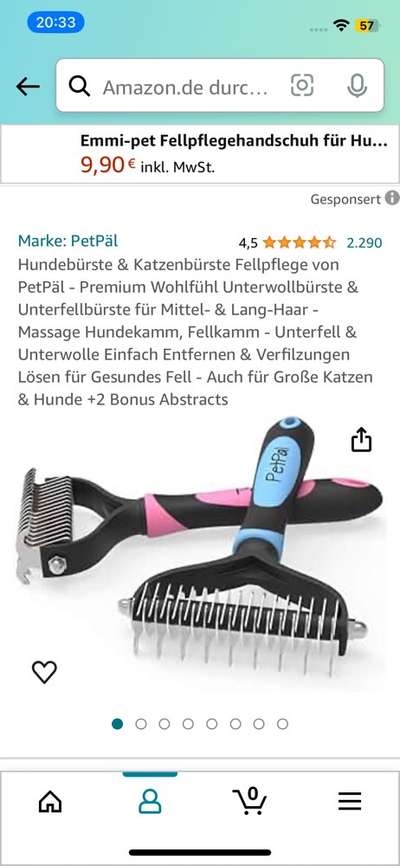 Furminator - Fellpflege beim Welpen-Beitrag-Bild