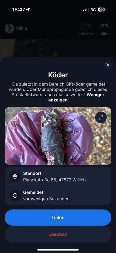 Giftköder-Köder-Bild