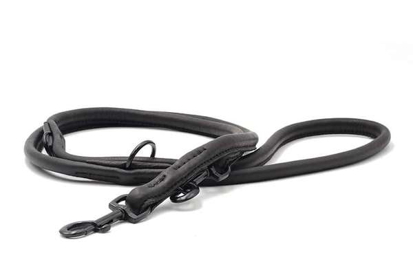 %{de_profession_title}-Lederleine in Black/Black-Bild