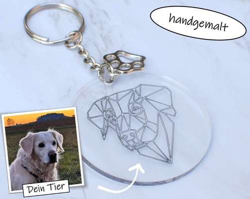 %{de_profession_title}-Geometr. Tierzeichn. - Schlüsselanhänger-Bild