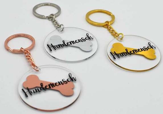 %{de_profession_title}-Hundemensch Schlüsselanhänger-Bild