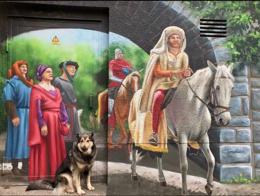 Handy Foto Challenge Nr 48: Hund und Kunst-Beitrag-Bild