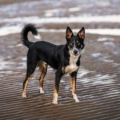 Hundetreffen-Leinen Spaziergang-Bild
