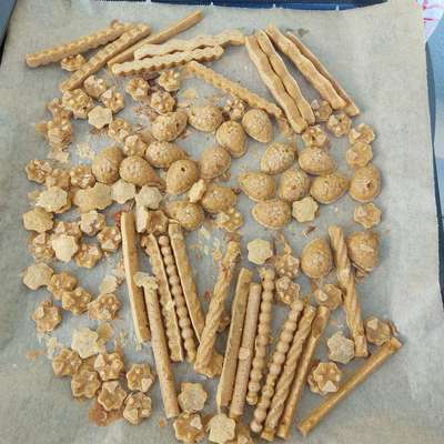 aktuelles Foto Gruppe Backen für Hunde