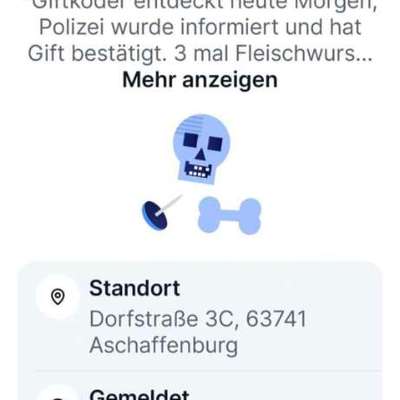 Giftköder-Giftköder Fleischwurst-Bild