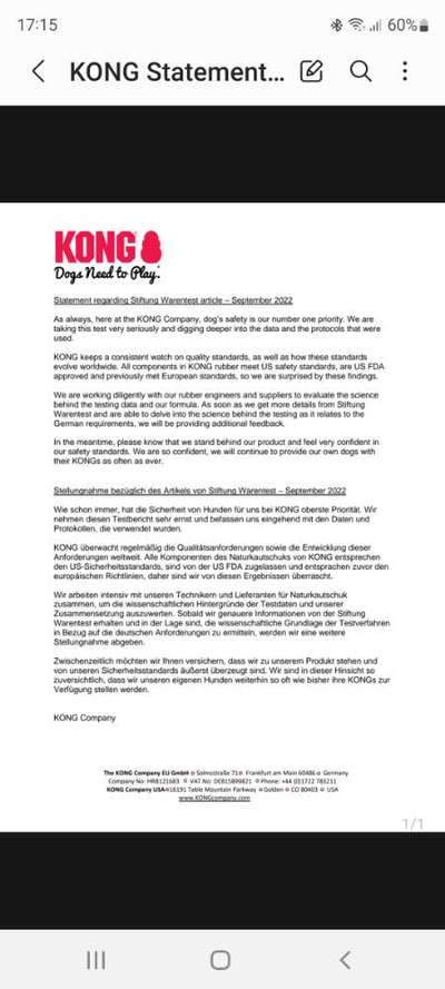 Kong soll krebserregend sein-Beitrag-Bild