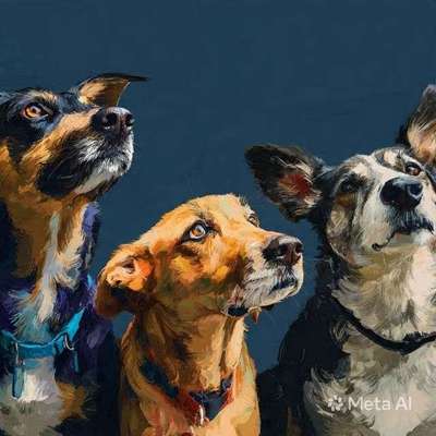 Hundetreffen-Sozialwalks und Mantrailing-Gruppe-Bild